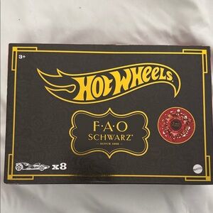 Hot Wheels FAO Schwarz Black Toy Car Set